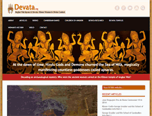 Tablet Screenshot of devata.org
